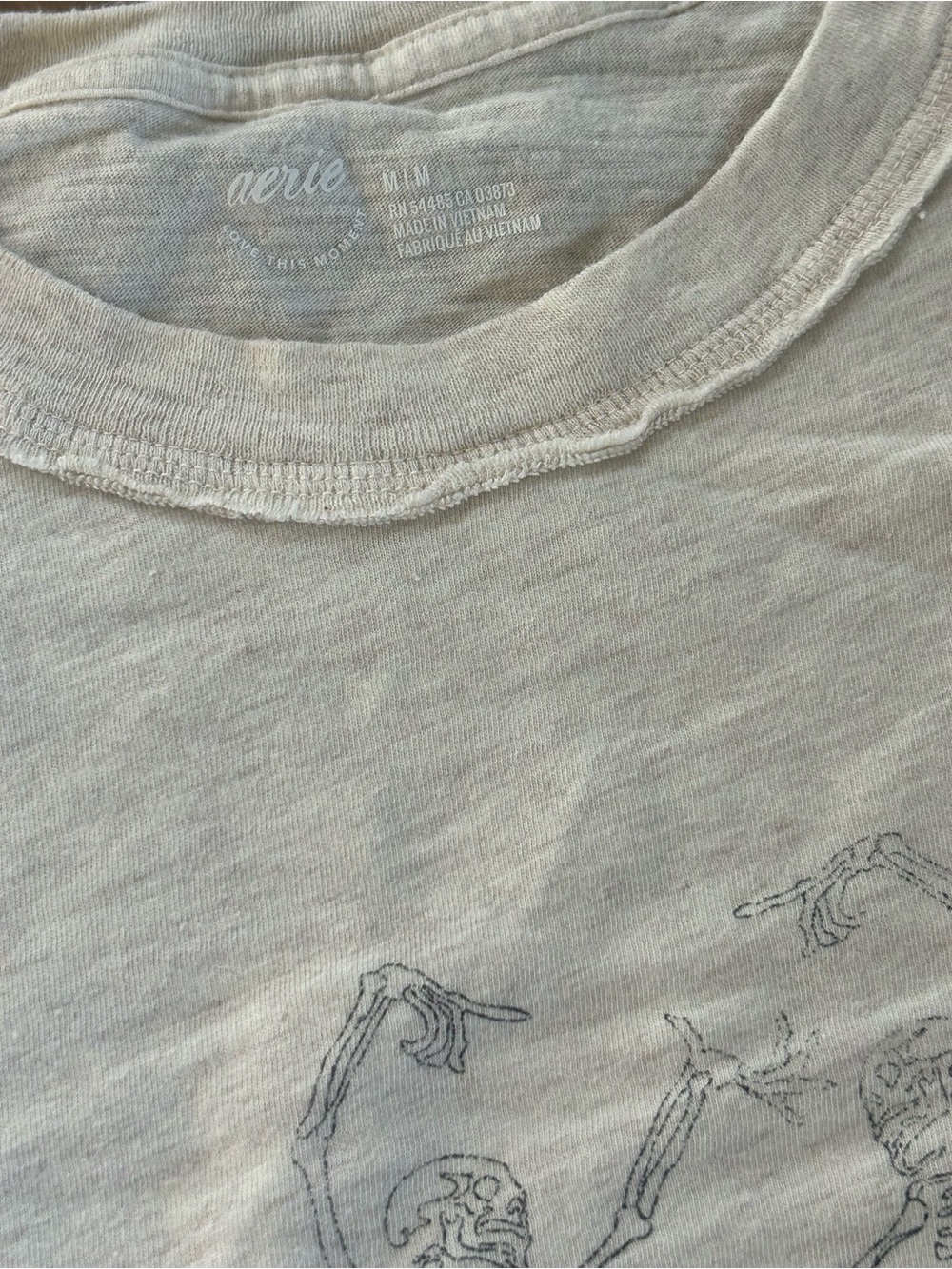 Aerie “Lets Get Halloweird” Vintage-Inspired Halloween Graphic Tee - Picture 3 of 4